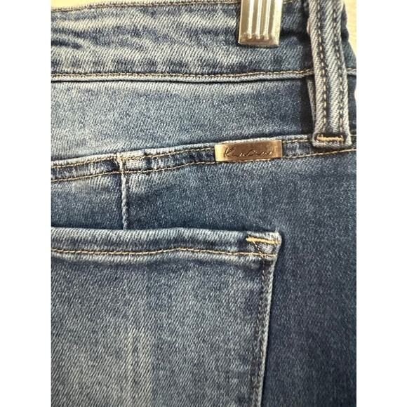 Kan Can Estilo Mid-rise Dark Wash Flare Jeans Size 29 - Picture 7 of 8